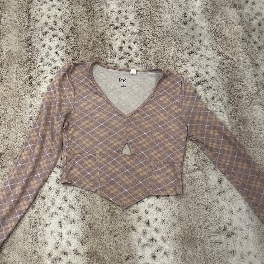 PACSUN long sleeve crop top
